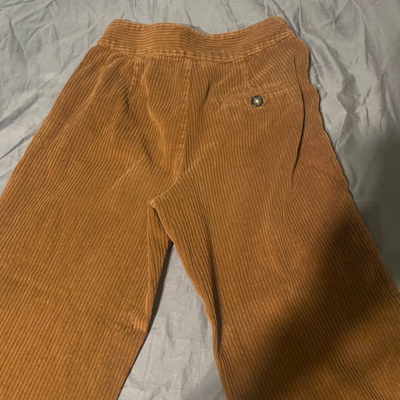 Mustard/brown flare corduroy pants - Picture 2 of 5